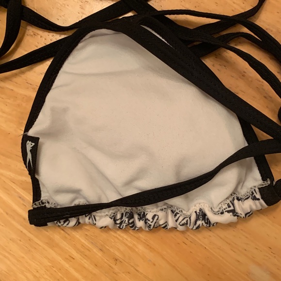Hustler Hollywood Black and White Bikini - Picture 5 of 6
